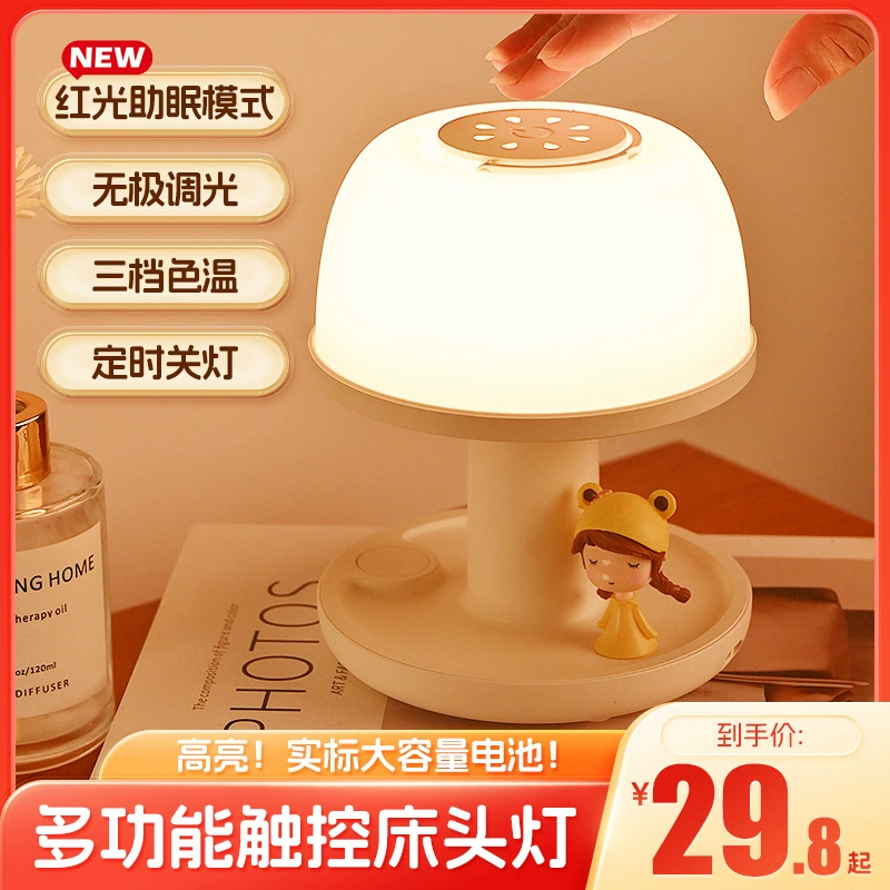 Трансграничная горячая зарядка спальни ночной свет