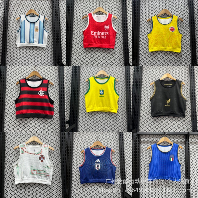 2526 World Cup Fan Women's Club Football Jerseys Argentina Germany Brazil Japan Ac Vest Jerseys Cross-Border 2526 World Cup Fan Women's Club Football Jerseys Argentina Germany Brazil Japan Ac Vest Jerseys Cross-Border