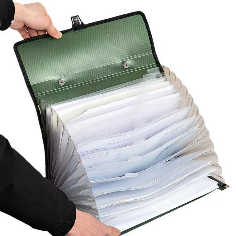 Custom Large-Capacity Transparent Simple Organizer File Fold