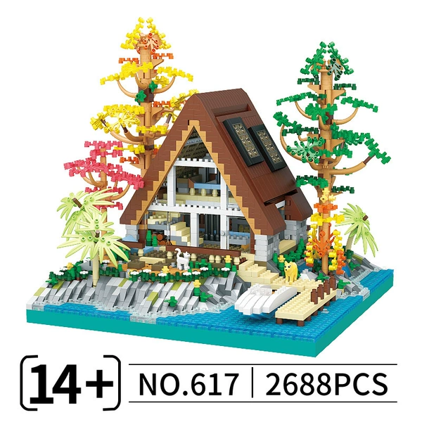 617 Huxinjima wooden house