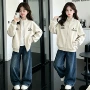 韩国新款连帽女童棒球服