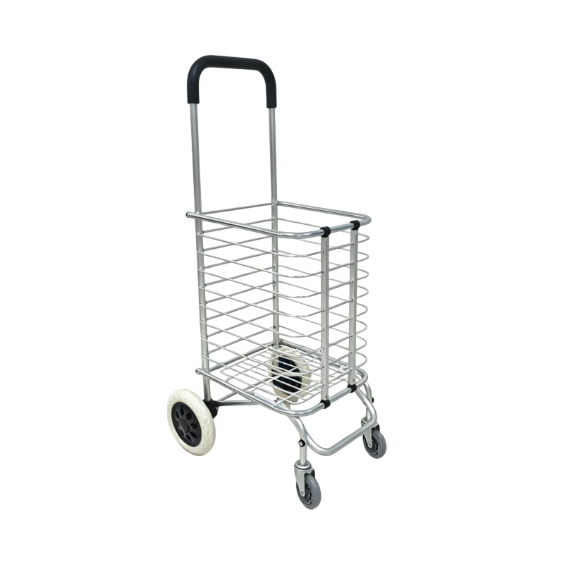 Carrito de Compras Plegable de Aleación de Aluminio Portátil Móvil para Hogar image 17