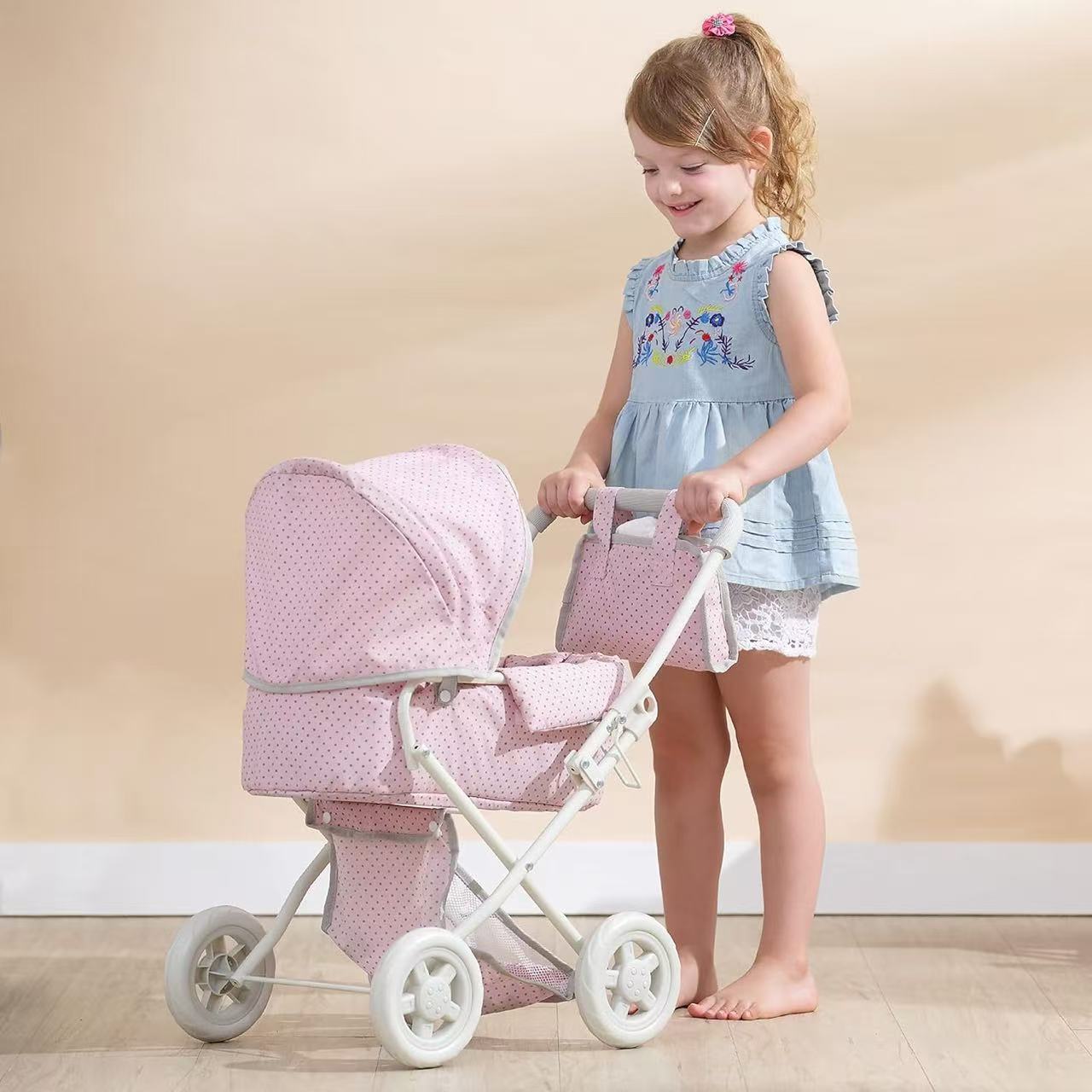 Juguetes de muñeca de simulación renacida, carro desmontable, suministro de productos de comercio electrónico transfronterizo, regalos de vacaciones para niños