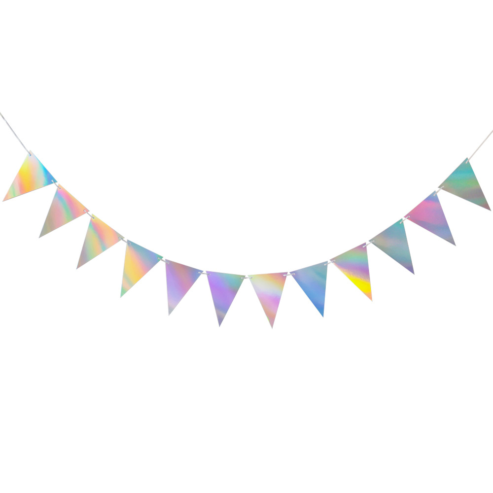 炫彩银三角白底