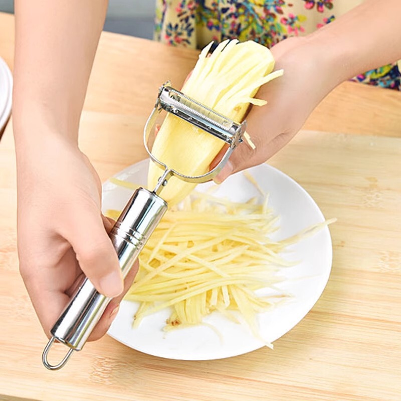 Multi-functional peeler potato peeler multi-functional scraper melon and fruit peeler planing silk two-in-one artifact wholesale