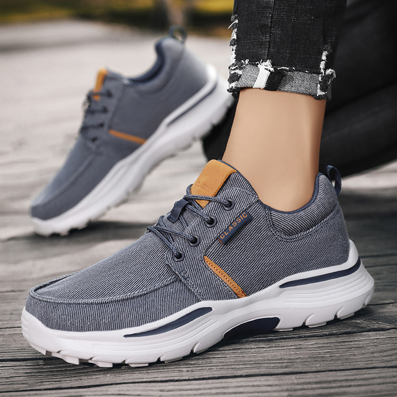 Comercio exterior nuevo eBay senderismo zapatos AliExpress más tamaño zapatos de lona Cuatro Estaciones zapatillas de deporte al aire libre más tamaño caminar zapatos hombres