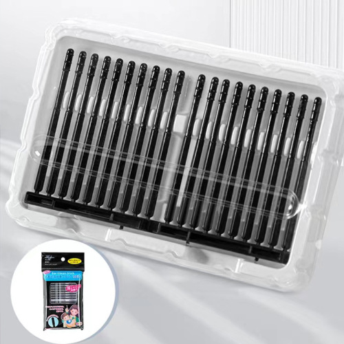 Ear scoop ear scoop sticky spiral ear and nose cleaning stick disposable sticky cotton swab self-adhesive ear stick cotton swab