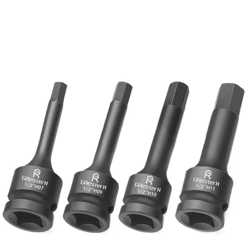 12 llave eléctrica de manguito de cañón de aire hexagonal hembra especial cabeza de manguito neumático cabeza de lote de torsión