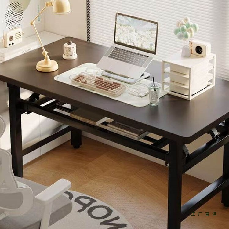 Computer Desk, Installation-Free, Foldable Table, Dining Table, Long Table, Simple Writing Desk, Training Desk, Conference and Exhibition Table