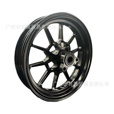 Linhai Kuki 10inch Front and Motorcycle wheel hub - front-wheel-hub-215j-m10-black