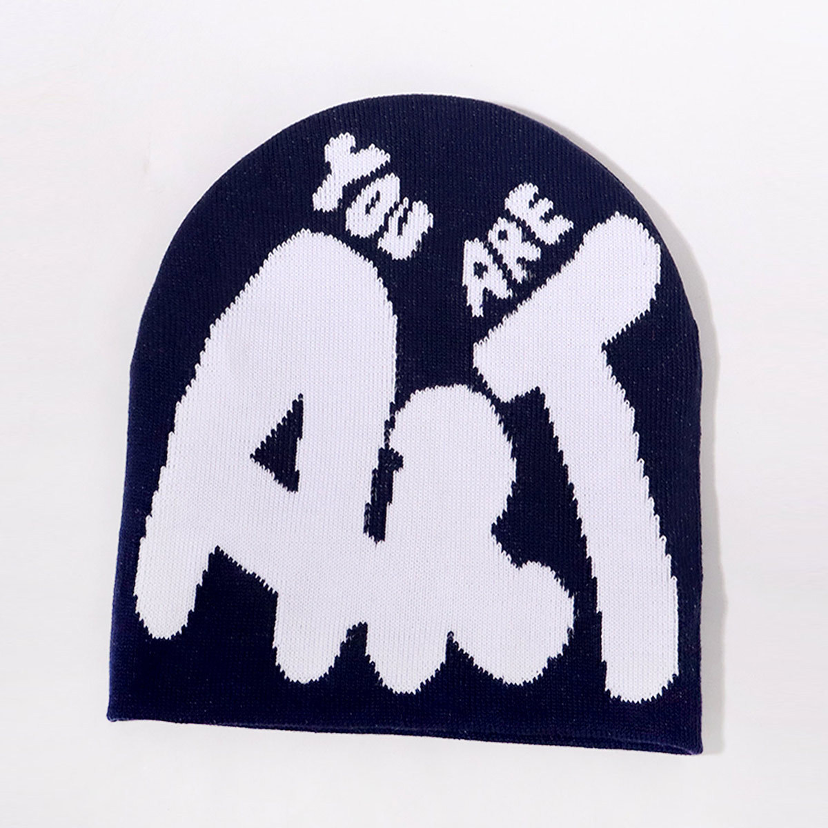 Unisex Multi-color design with casual ART letters single-sided outdoor street trend warmth_voghion.com