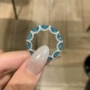 富婆新款椭圆满钻海蓝宝