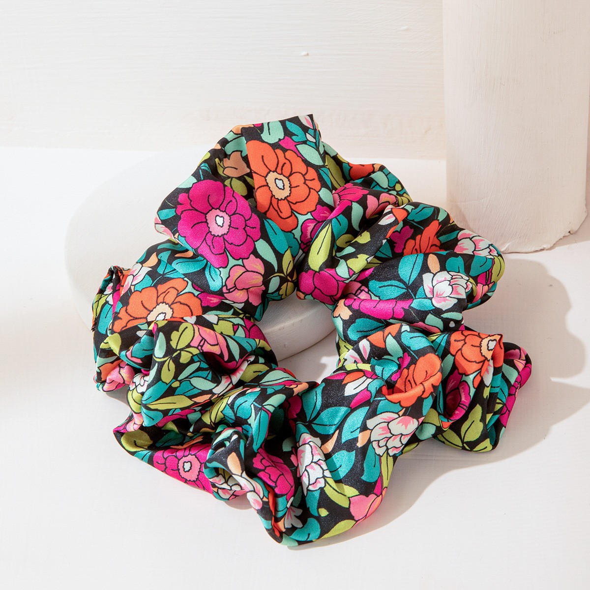 Women's Retro Printing Cloth Hair Tie display picture 3