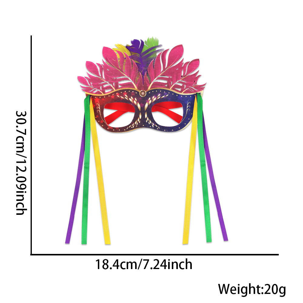 Nuevas gafas de fiesta de carnaval plumas frillantes decoración máscara brasileña festivales de baile de maquillaje fotógrafo marco de gafas