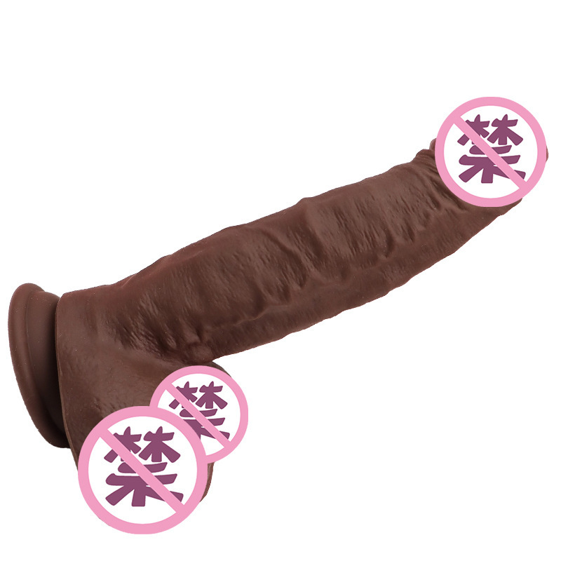 Liquid Silicone Realistic Dildo, Extra-Large Manual Design for Internal and Clitoral Stimulation — detail image 5