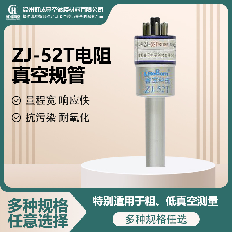 厂家现货成都睿宝ZJ-52T电阻真空规管 低真空测量金属电阻真空规