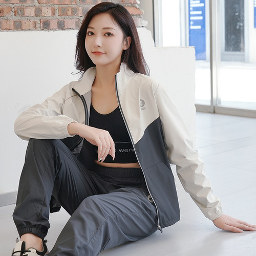 New skin-friendly fabric men and women sweat-proof training body shaping sportswear fitness sweat suit set