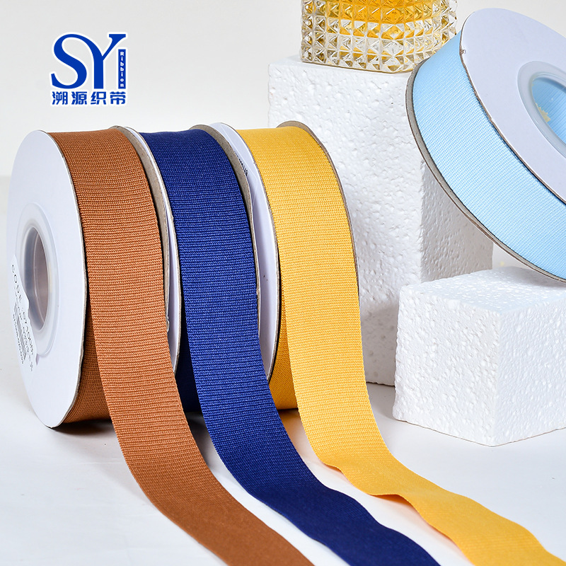 Wholesale Ribbon from Traceable Weaving Factory 2cm Clothing Accessories Collar Placket Binding Strip Eco-Friendly Knitted Tape Wholesale Ribbon from Traceable Weaving Factory 2cm Clothing Accessories Collar Placket Binding Strip Eco-Friendly Knitted Tape