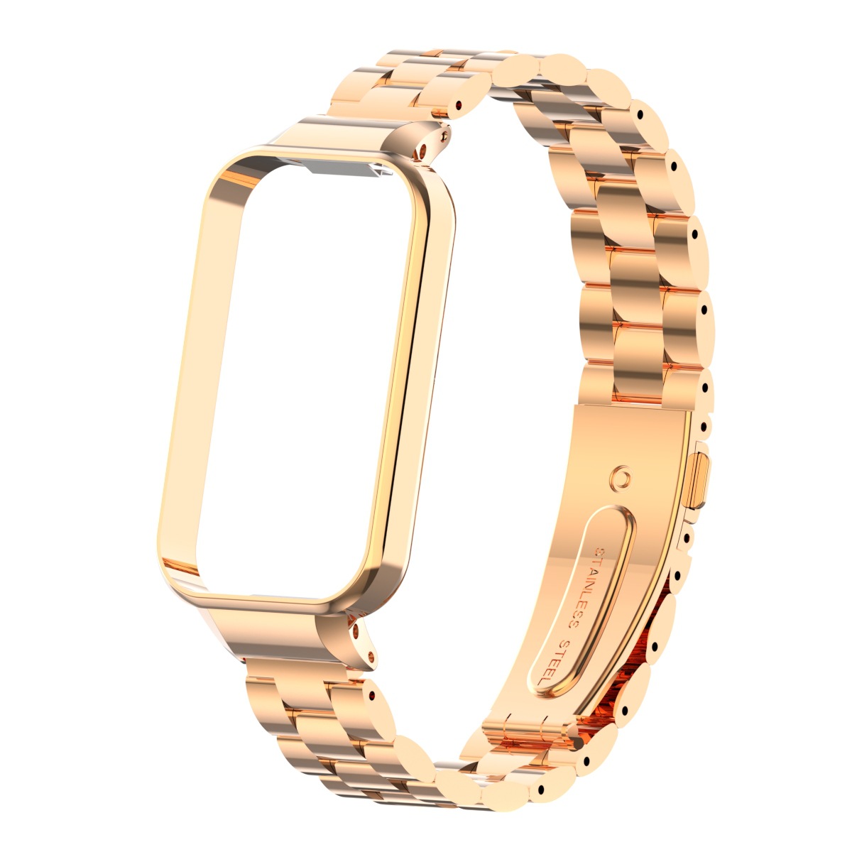 Aplicable Redmi Band 3 Correa de metal Band Xiaomi Band 9Active Pulsera de acero inoxidable Milan Magnetic 2