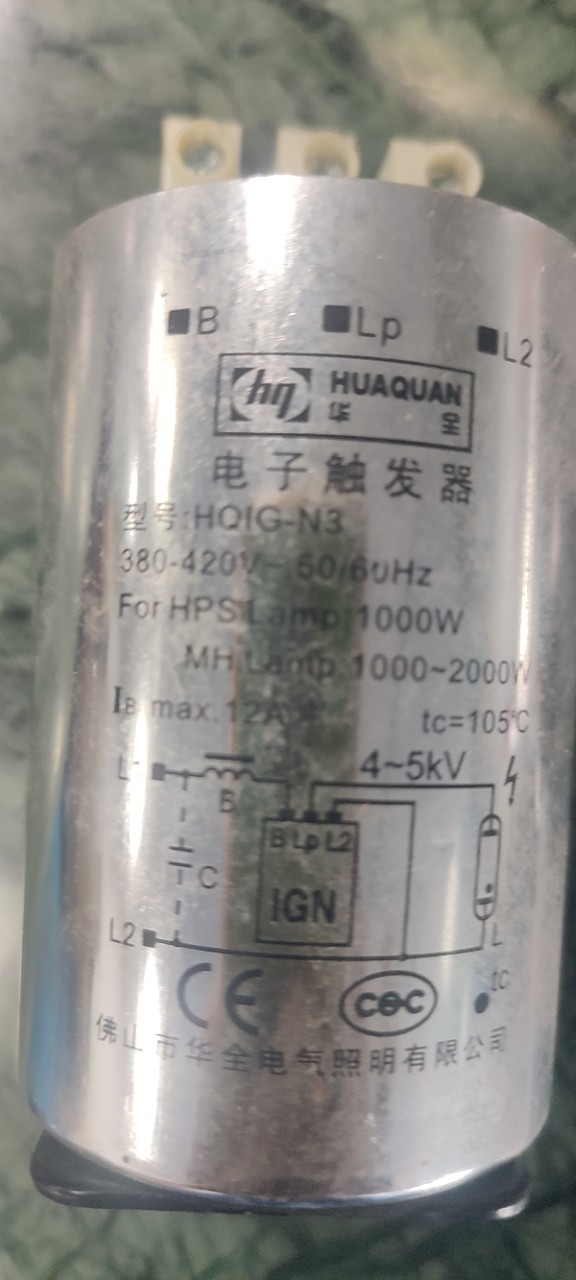 Electronic starter, 2000W