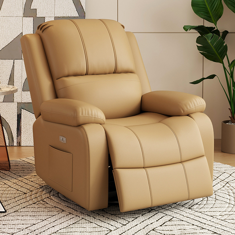 Sofá espacial de primera clase sala de estar doméstica manicuría belleza multifuncional se puede acostar masaje eléctrico mecedor perezoso