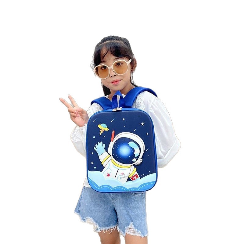 Princesa Elsa mochila de dibujos animados kindergarten bebé 3D duro Shell mochila ligera niños lindo pequeña mochila