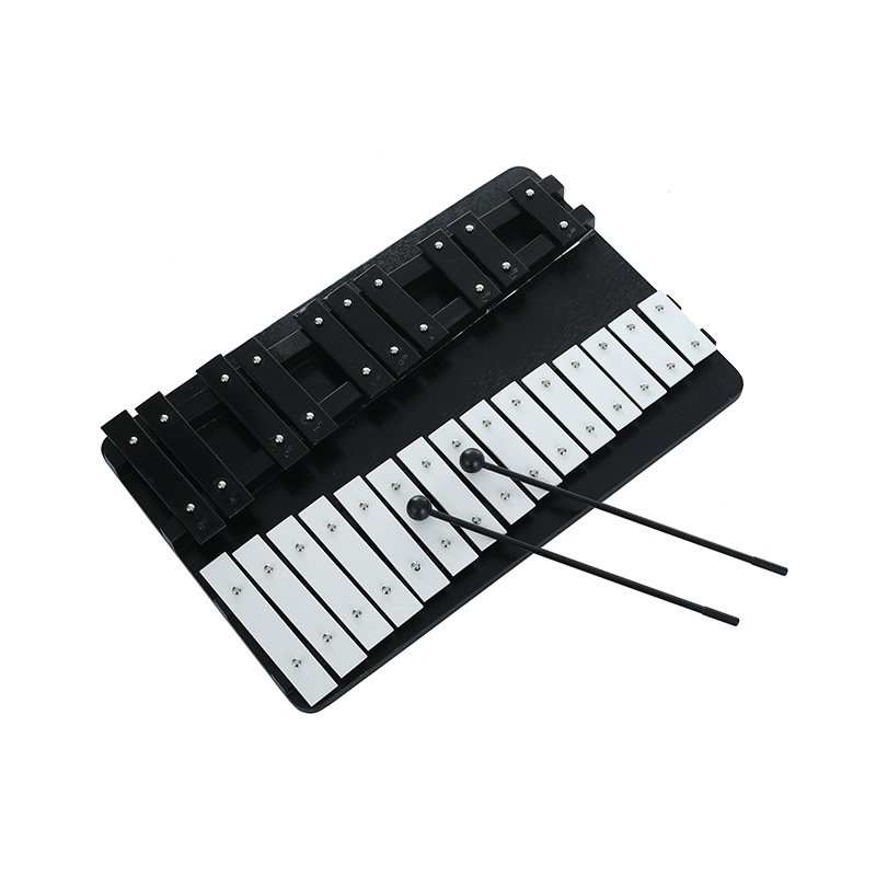 25-tono instrumento de percusión para niños piano de aluminio entrenamiento sensorial nuevo material didáctico de música piano de percusión al por mayor