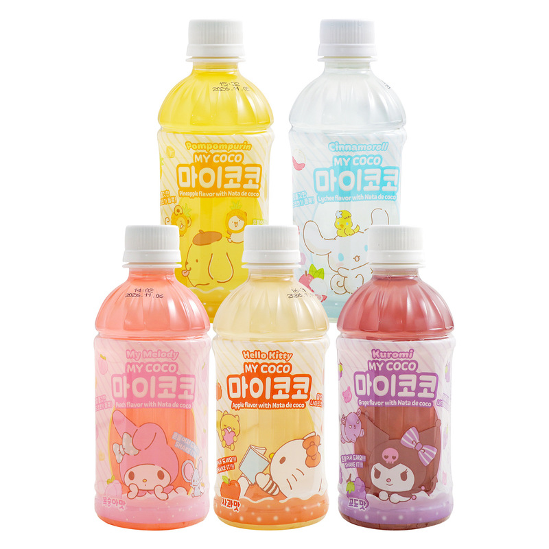韓国輸入 MISTI サンリオ ハローキティ アップルピーチ kt 猫 ジョイントドリンク クロミ 340ml|undefined