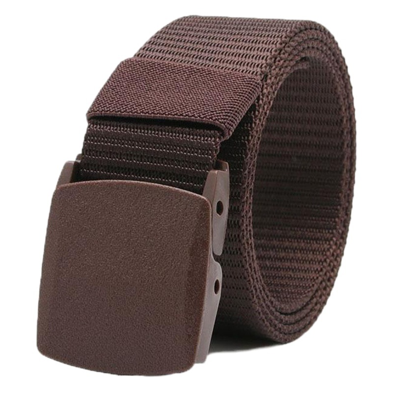 Cinturón táctico de nailon – hebilla de plástico, unisex, para actividades