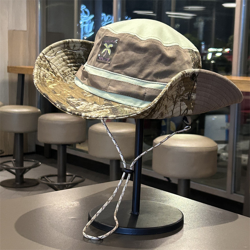 Viajar entre padres e hijos, montañismo al aire libre, camping, gorro de pescador para niños, protector solar de verano para hombres y mujeres, sombrero de vaquero, sombrero de sombra