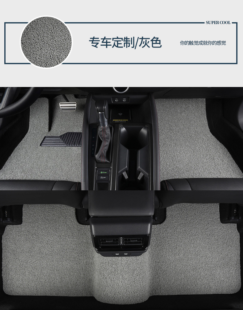 Suitable for Volkswagen Magotan/Magotan Gte Wire Ring Floor Mats 07-25 Anti-Slip, Wear-Resistant, Waterproof and Durable Special Floor Mats