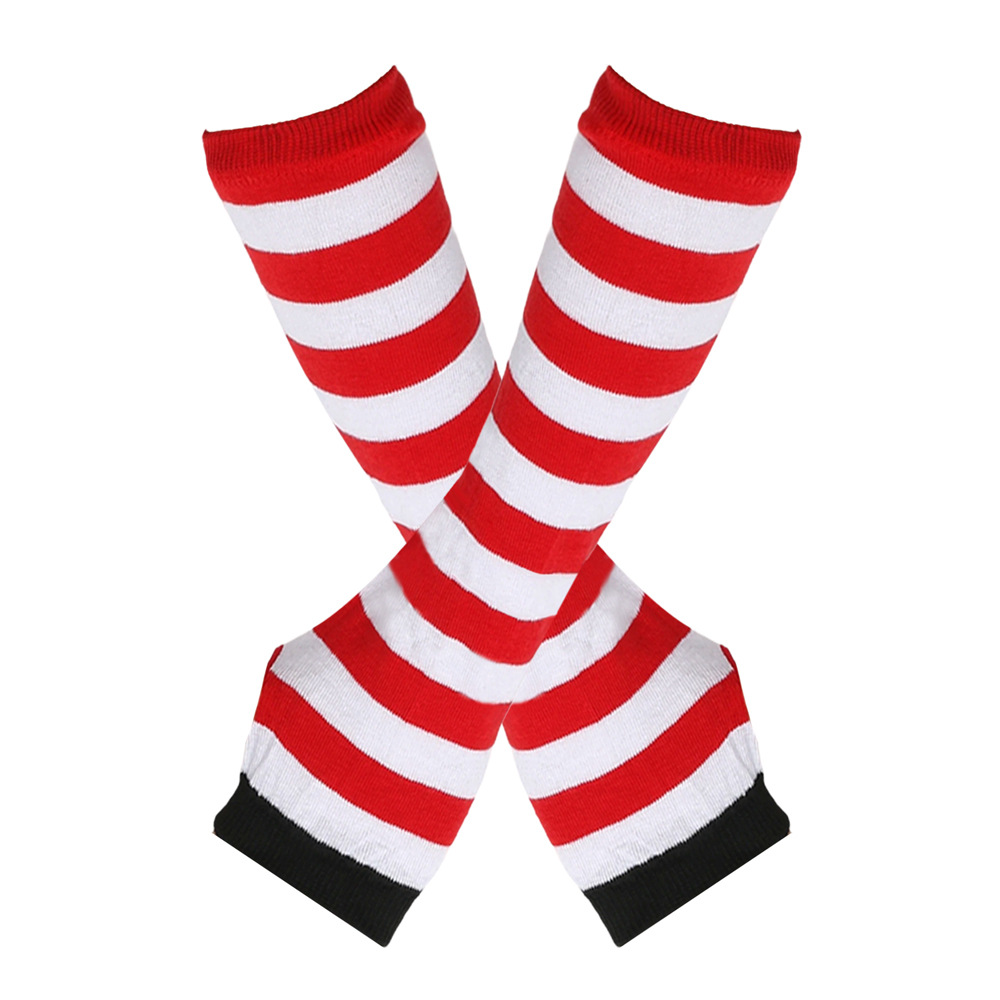 빨간색 흑백/넓은 스트립 34