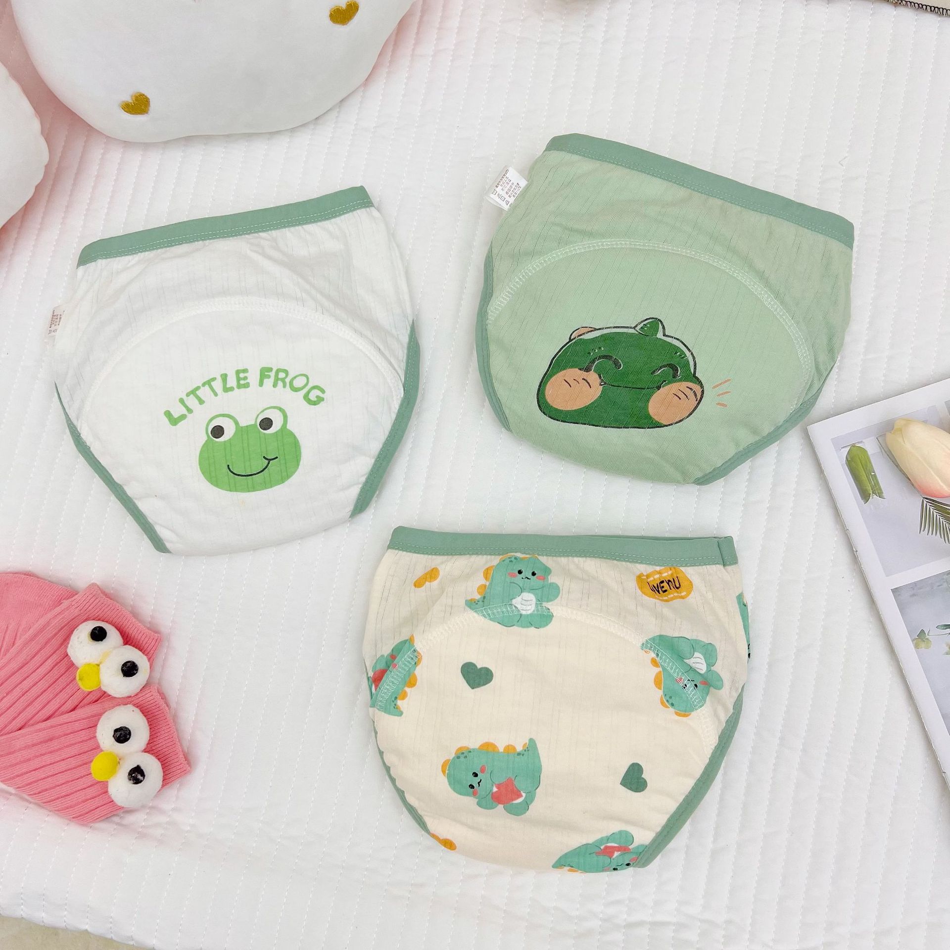 23新型純綿男女赤ちゃん子供が下着を洗うことができます。