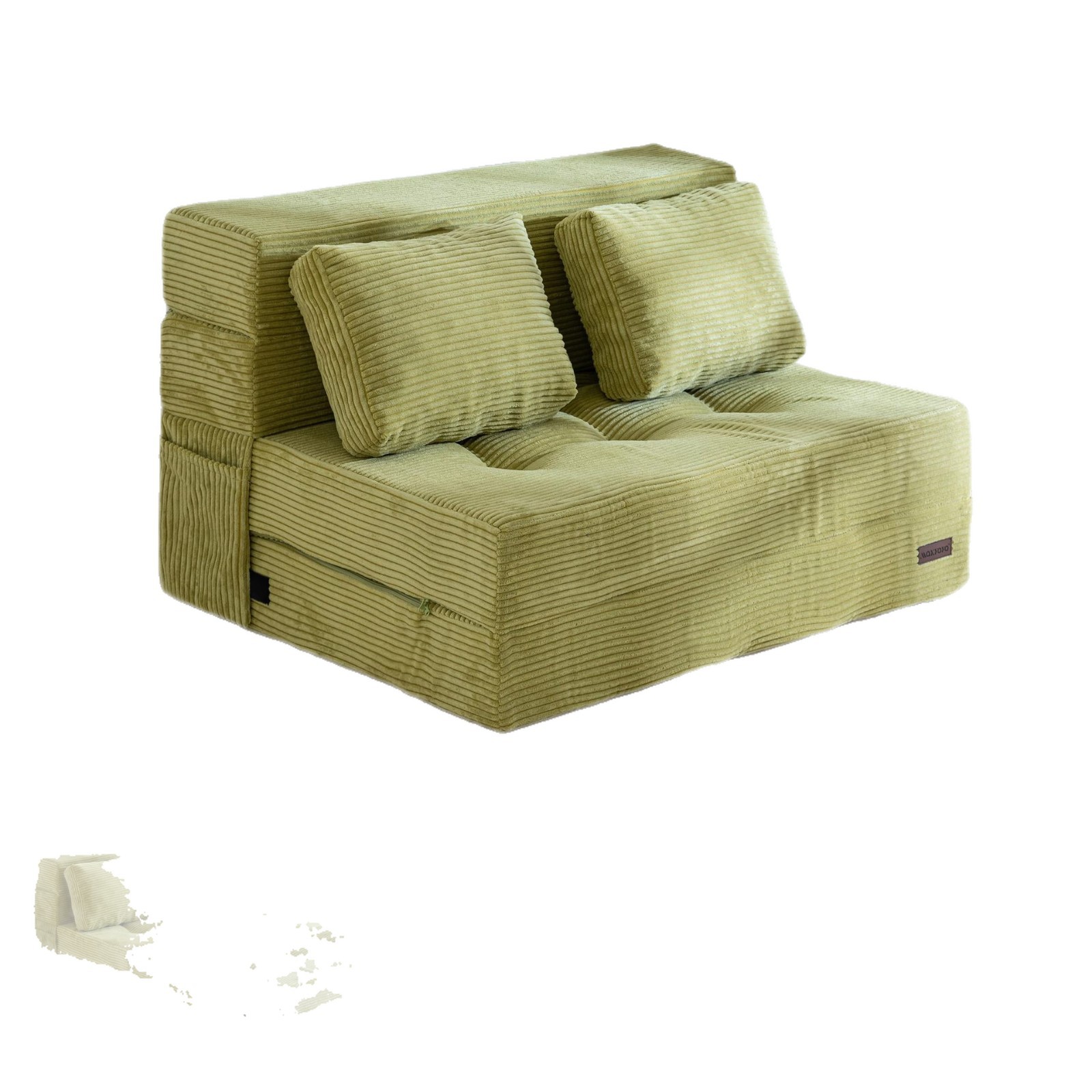 Amazon 2 - en - 1 sofá de tela plegable sala de estar cama tatami vacío sofá compresión sofá cama perezosa