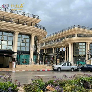 GRC欧式建筑 人造砂岩园林景观雕塑 市政工程城市景观建设造型件