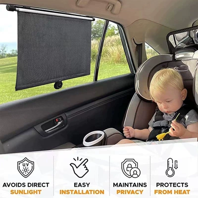 Retractable Car Side Window Sun shade