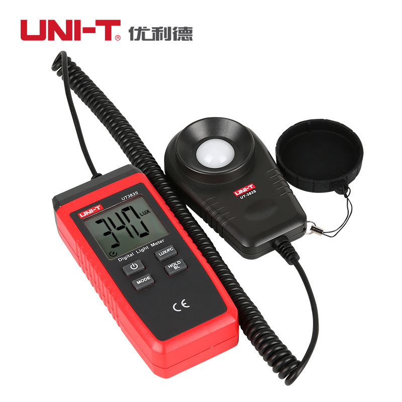 优利德UT383S照度计分体式高精度亮度计灯光亮度测试仪