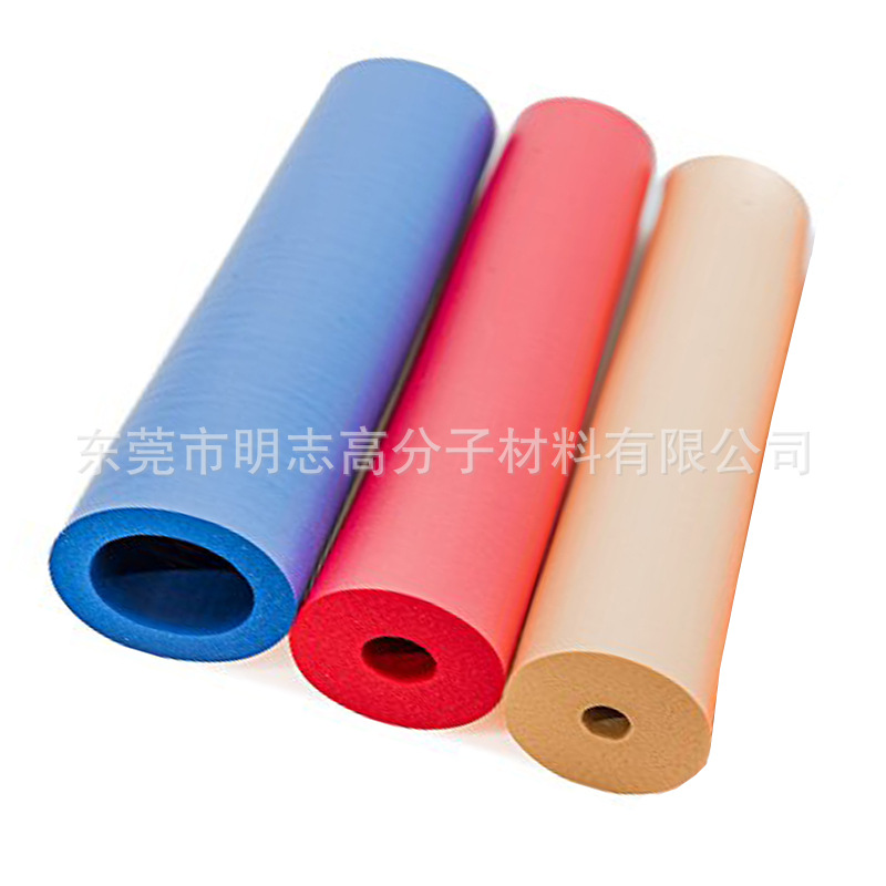 加厚握力器指纹nbr橡塑泡棉把套健身器材防滑EVA手把空心海绵把套