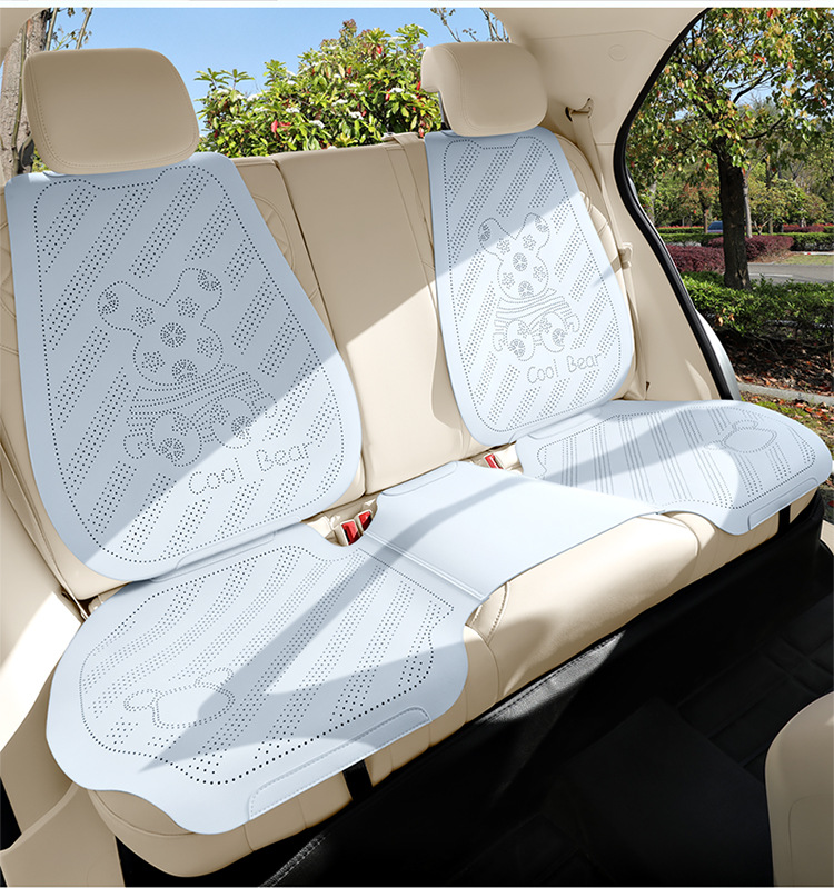 Car Seat Cushion for All Seasons, Lemon Bear Suede Saddle Cushion, Cute for Girls, Suitable for Bingo S/Pro