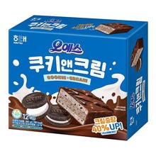 韩国进口海太oyes巧克力蛋糕派360g巧克力曲奇味蛋糕派休闲零食