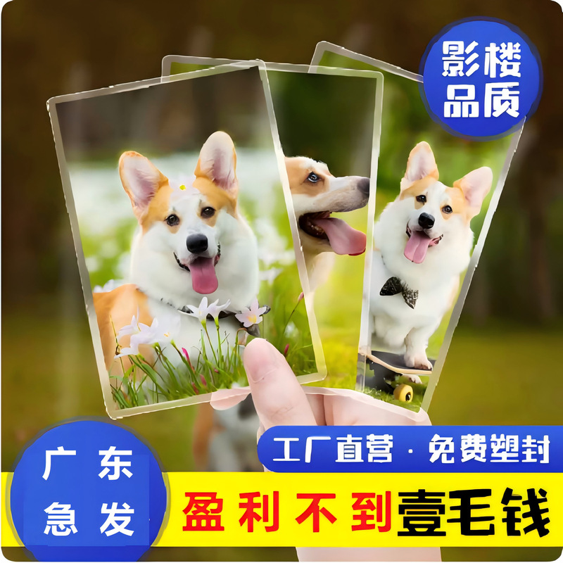 5-Inch 6-Inch 7inch 8inch Photo Printing Laminated Photo Album for Graduation and Family Photos, Art Photo Paper