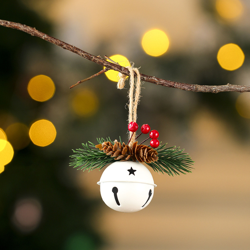 クロスボーダー新しいクリスマスツリーベルペンダントハンギングベル松ぼっくり風鈴クリスマスツリーペンダントクリスマス装飾|undefined