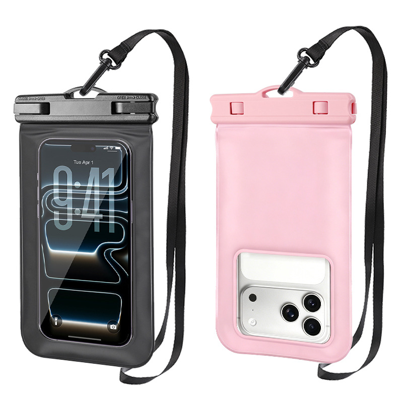 Pvc Waterproof Phone Bag with Touch Screen Capability, Suitable for Swimming, Rafting, Diving, Transparent Bag, Special Underwater Waterproof Phone Case for Delivery Services