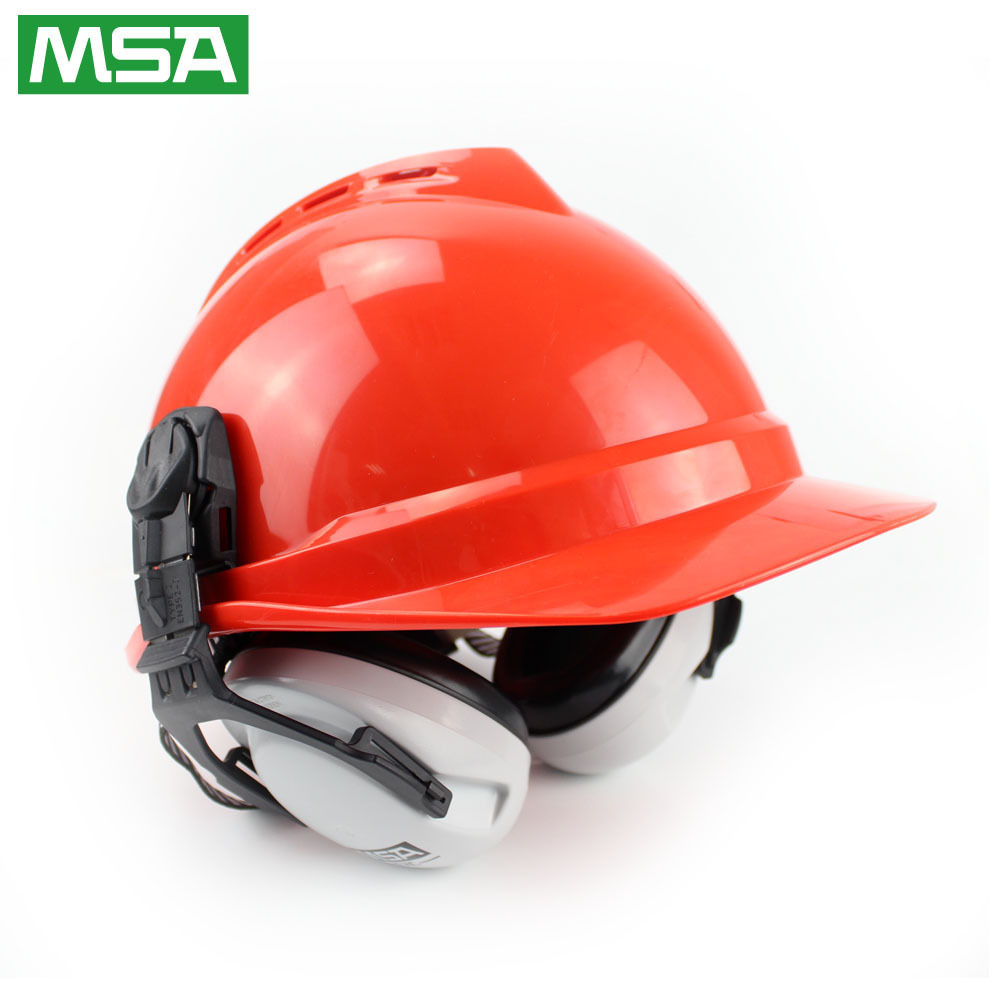 梅思安MSA EXC SOR10012 优越型头盔式隔音降噪耳罩 配安全帽使用