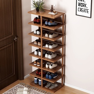 Shoe Rack Household Door Simple Dust-proof Indoor 2024 New Small Narrow Space-saving Multi-layer Shelf Shoe Cabinet