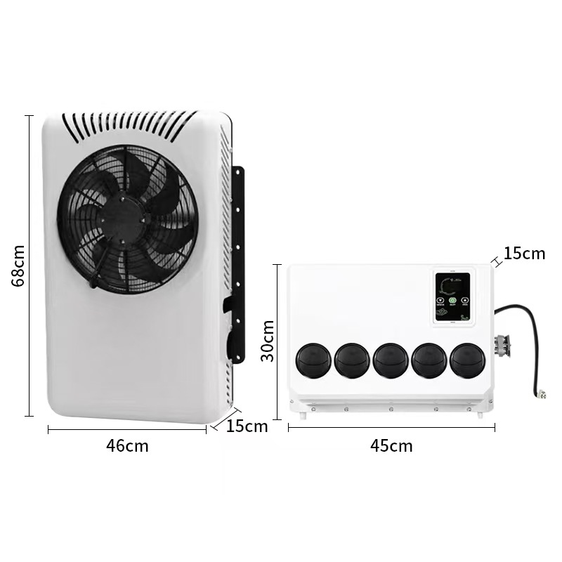 Factory In-Stock Wholesale Multiple Styles 12V 24V Car Air Conditioner Parking Inverter Air Conditioner Parking Car Air Conditioner Backpack