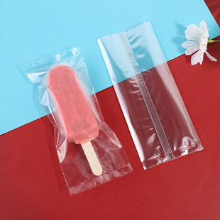 Factory in stock wholesale ice cream bag food grade transparent popsicle ice bag popsicle popsicle self-sealing bag packaging bag
