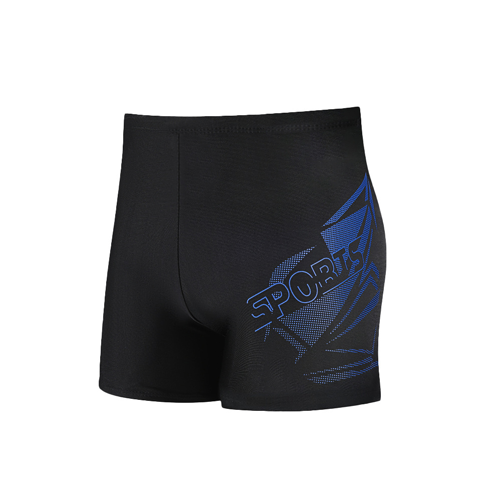 Pantalones de baño grandes para hombres, ángulo plano suelto, anti-avergonzado, traje de baño de secado rápido para hombres, equipo de spa para adultos para hombres