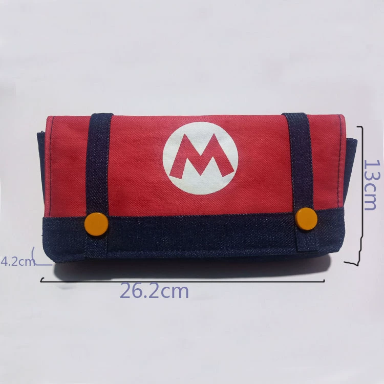 Сумка для Nintendo Switch, сумка-чехол с мягким цифровым принтом, компактные размеры 26,2×4,2×13 см