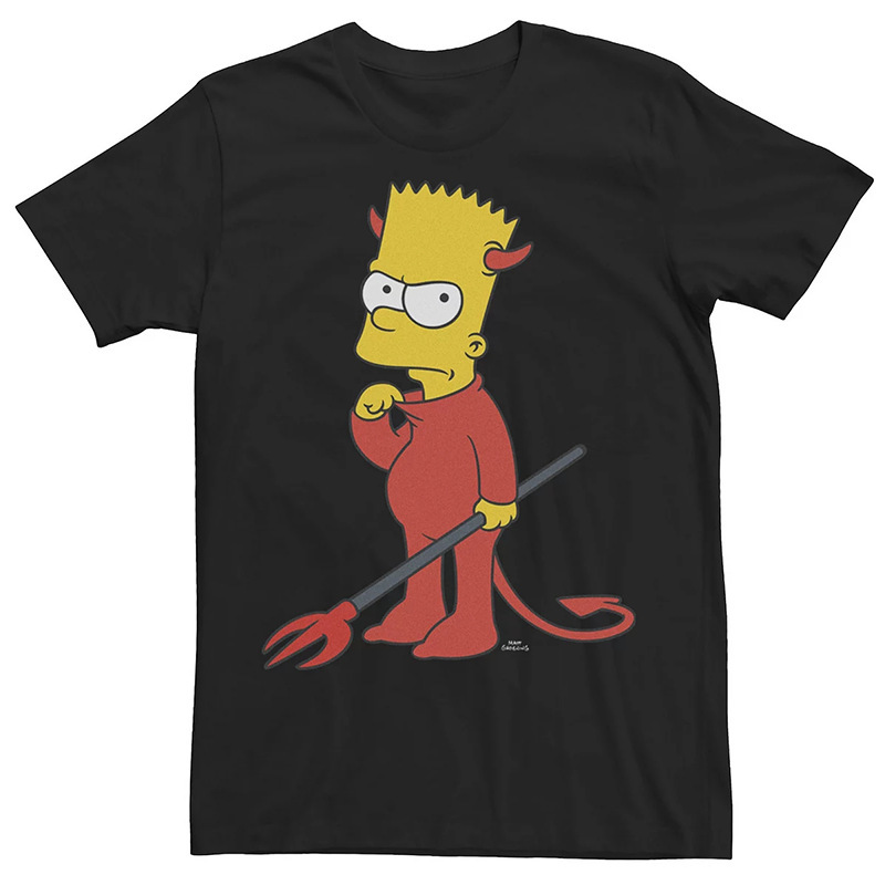 1989Bart-Simpson Simpsons Retro Classic Anime Joint Short Sleeve Loose T-Shirt 1989Bart-Simpson Simpsons Retro Classic Anime Joint Short Sleeve Loose T-Shirt